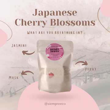 Single Shower Fizzie - Japanese Cherry Blossoms