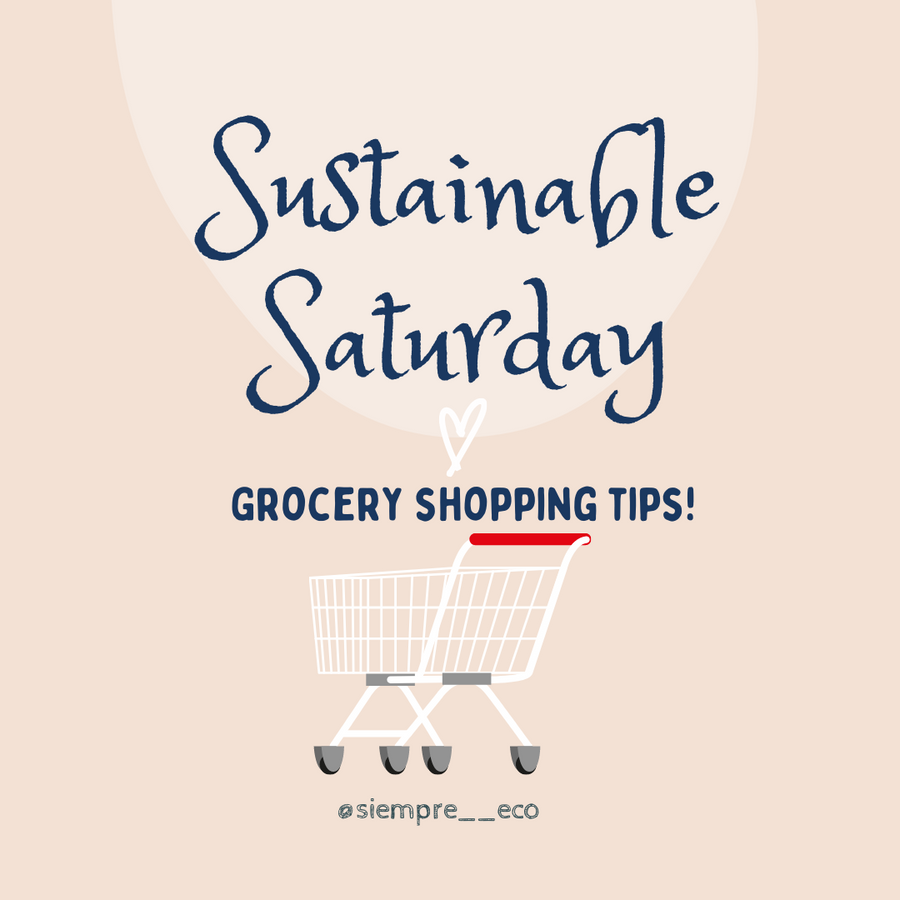 Sustainable Saturday: Sustainable Grocery Shopping Tips!
