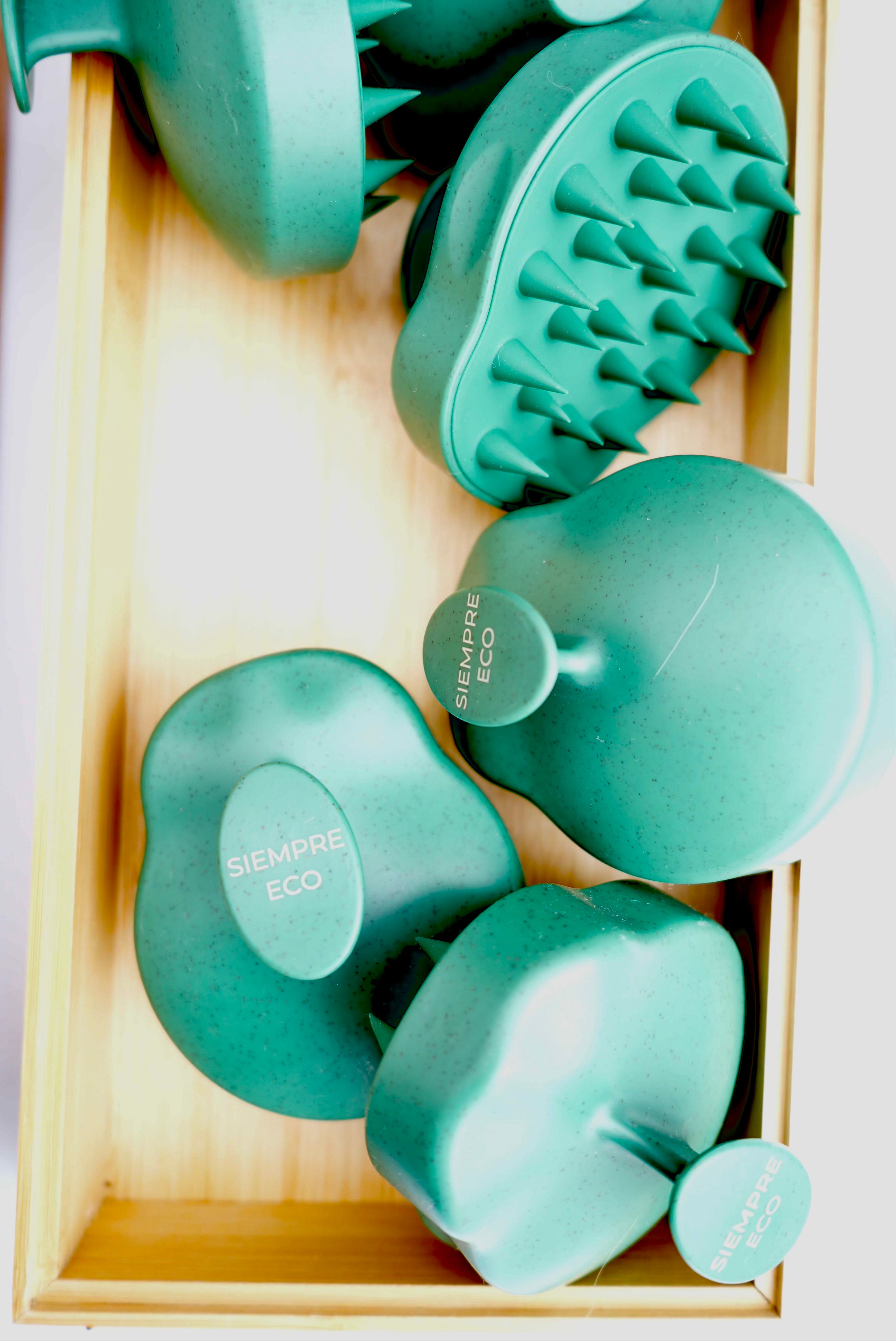 Scalp Massager - Wheat Straw + Silicone