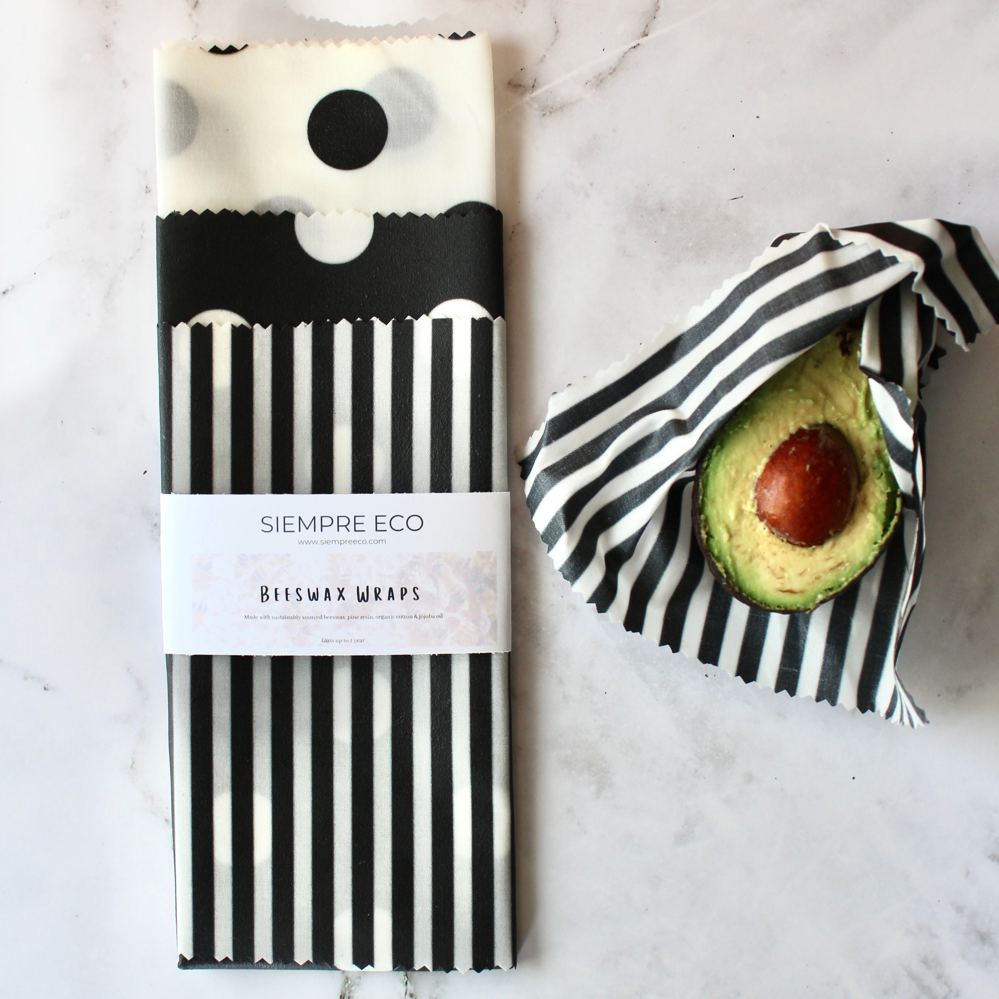 Beeswax Wraps - NINA (Set of 3)