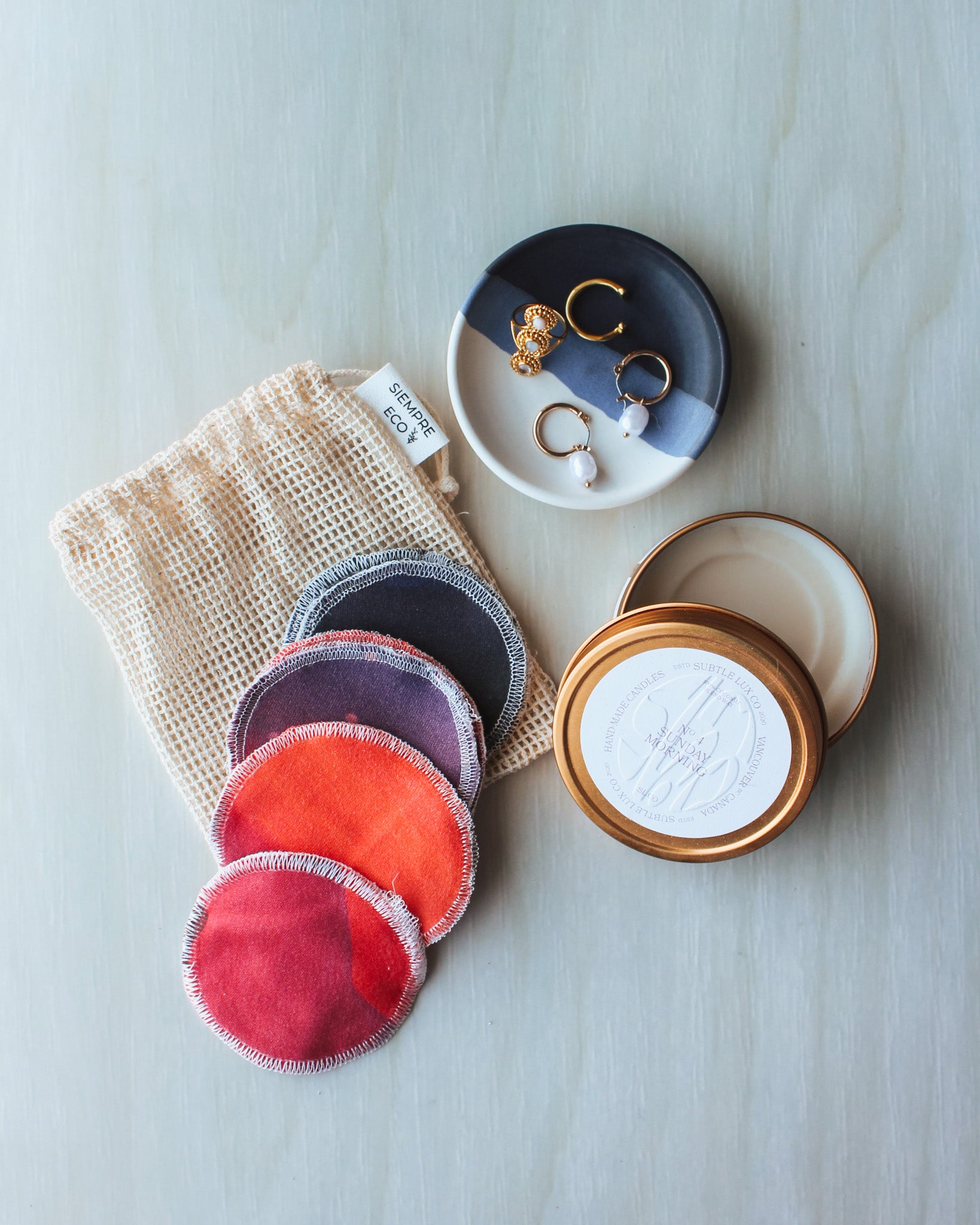 Reusable Cotton Rounds - Sunset