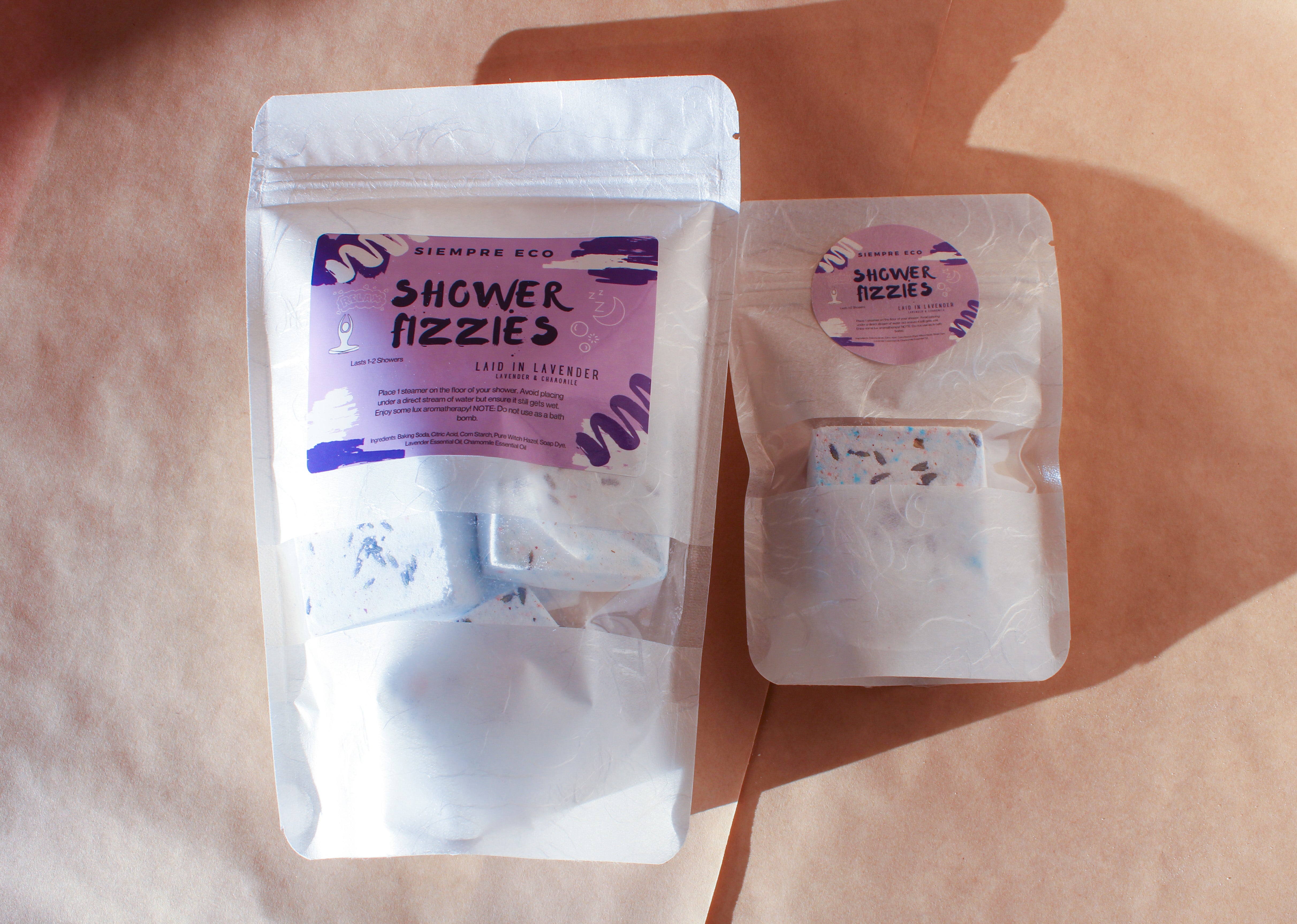 Laid In Lavender - Shower Fizzies